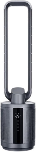 CGJdfjhE Turmventilator, Kunststoff, Weiß, flügelloser Ventilator, Flügelloser Ventilator Intelligenter mit Fernbedienung