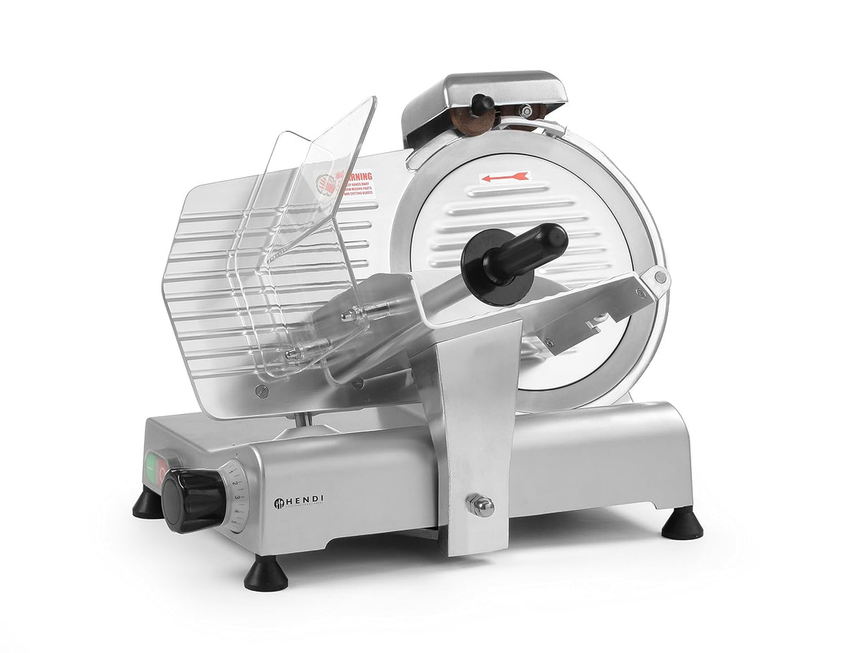 HENDI Schlitten, Schwarz, 210215 Aufschnittmaschine Kitchen Line 250