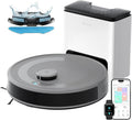 Lefant Saugroboter, Grau, Staubsaugerroboter, M2S Plus Staubsaugerroboter mit Absaugstation, 10.000 Pa Saugleistung