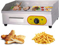 SmPinnaA Esstisch, 3000 W., Silber, Gewerblicher Elektrogrill, Flachgrill Aus Edelstahl Für e, Einstellbare Temperaturregelung 0-300 ℃