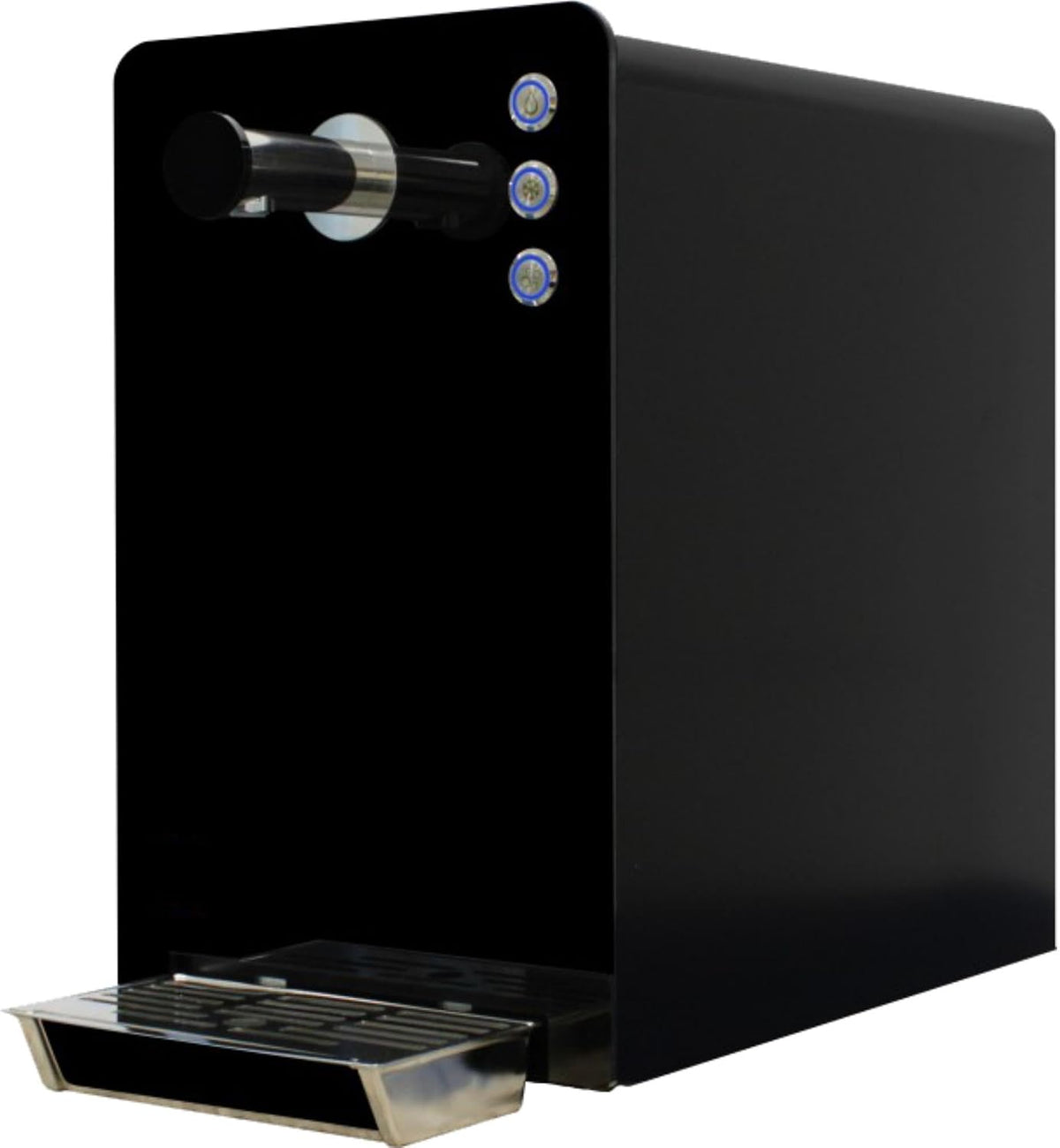 BieTal Kühler & Wasserspender, 30 L, Schwarz, Wassersprudler BT-30 Tafelwasseranlage mit Kühlung