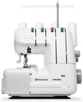 Viking Overlock-Nähmaschinen, Schwarz, Overlock Amber S100 Husqvarna, Differentialtransport, LED-Beleuchtung