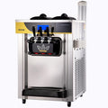 VEVOR Eismaschine, 30 L, Schwarz, Kommerzielle Soft 22- /h Profi- mit LCD-Display, 3 Geschmacksrichtungen, Desktop-Design für Gastronomie & Gewerbe