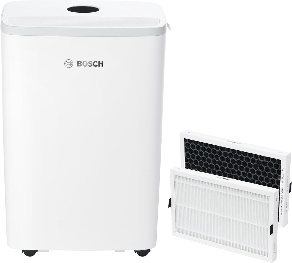 Bosch Thermotechnik Luftentfeuchter, 24 m, Weiß, Dry 2000 + Ersatzfilter für der Dry Serie Bundle - Mit, 3 Modi und 2