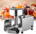 ByBoDi Elektrische Getreidemühlen, 450 W, Silber, Elektrischer Marmeladenbereiter aus Edelstahl , gewerbliche Tomatenmühle
