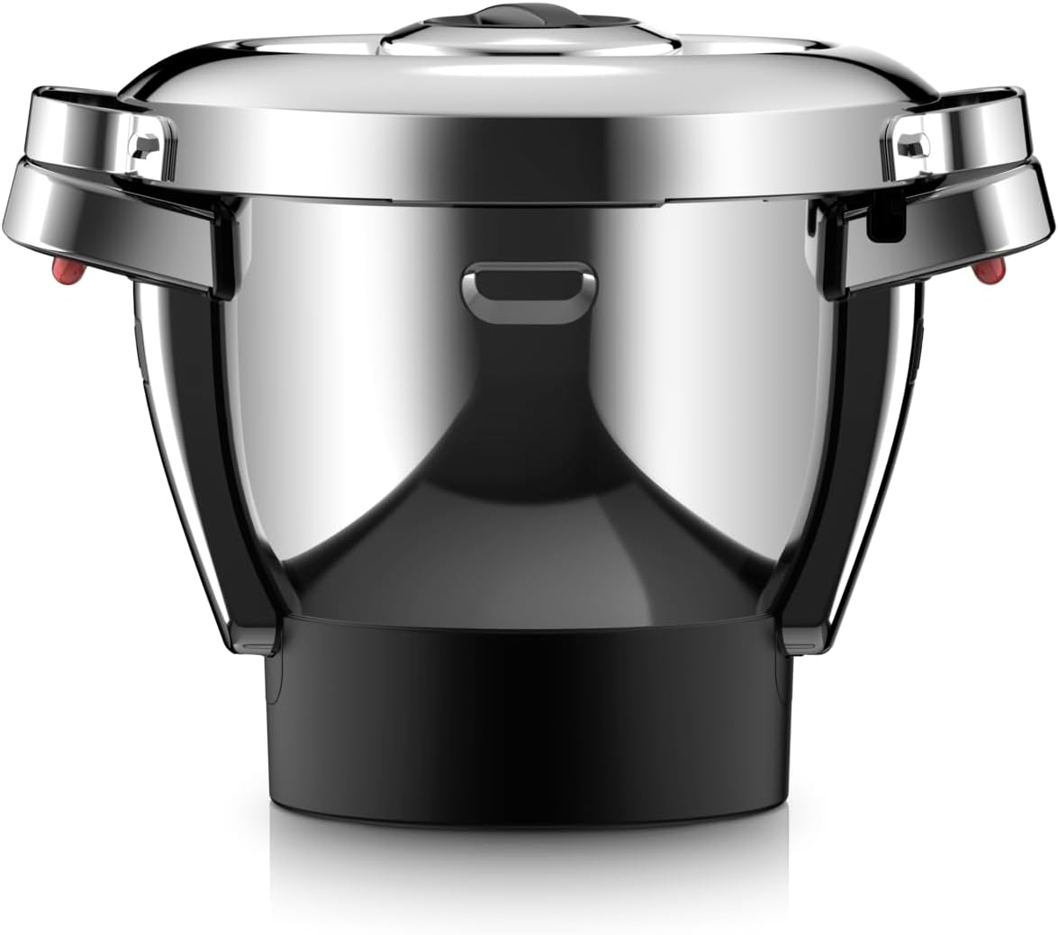 WMF Rührschüsseln, 3,0l, Silber, Avantgarde Rührschüssel groß Zubehör für Avantgarde, Edelstahl, Kunststoff, Deckel