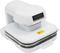 MELAQULY Kompressor, 1600 W, 220 V, Grau, Auto-Heißpressen-Maschine, Smart-T-Shirt-Presse-Maschine mit LCD Anzeige 0-200℃