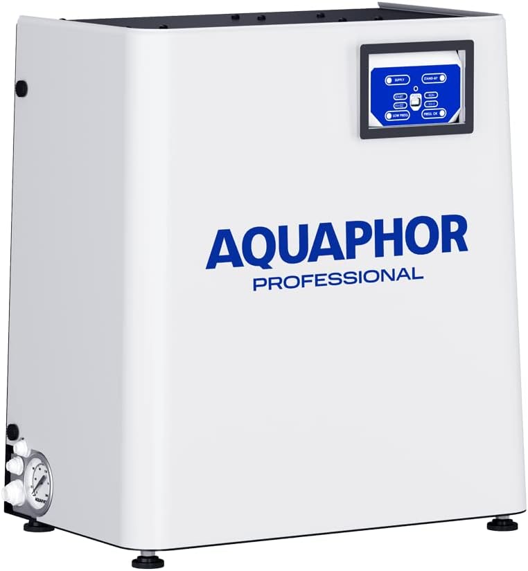 Aquintos Wasseraufbereitung Kaffeevollautomat, 80 L, Schwarz/Silber, APRO-NP80 Kompakt-Umkehrosmoseanlage, Gewerbe-RO für en