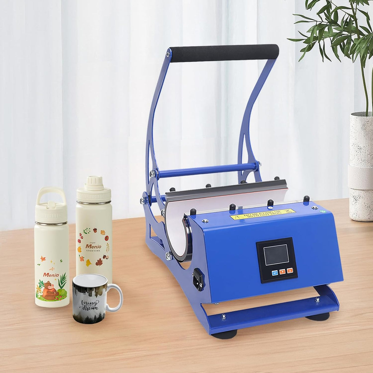 DaiJiubu Druckpressen, Schwarz, 6In1 Tassen Presse Becher HeißPresse Hitzepresse