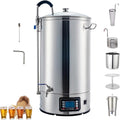 CHSUFBTY Monitor, 30 L/40 L, 2500 W, 220 V, Lebensmittelechter Edelstahl, Grau, Kommerzielle Bierbrauanlage mit Automatischem/manuellem