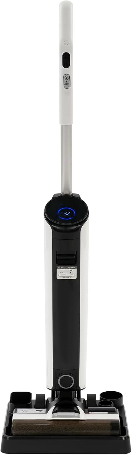 LNINNERY Staubsauger, 110 W, ABS, Gummi, Schwarz, Nass-Trockensauger Saug Wisch Smart Self-Cleaning Floor