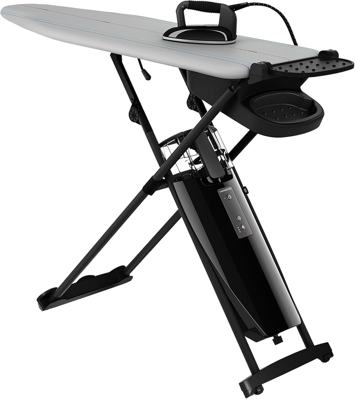 Laurastar Dampfglätter, Grau, Smart M, Bügelsystem, Professionelles Bügeleisen, Hygienischer Dampf, Eliminiert 99