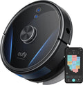 eufy Saugroboter, Schwarz, RoboVac LR30 Hybrid mit Wischfunktion, 3000Pa Saugleistung, iPath Laser Navigation, Multi Stockwerk Kartierung