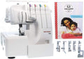Gritzner Overlock-Nähmaschinen, Schwarz, 788 Overlock mit LED Beleuchtung + E-Book 'Meine Overlock'
