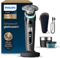 PHILIPS Elektrorasierer, Schwarz, Rasierer i9000 Prestige, elektrischer Nass- und Trockenrasierer für Herren