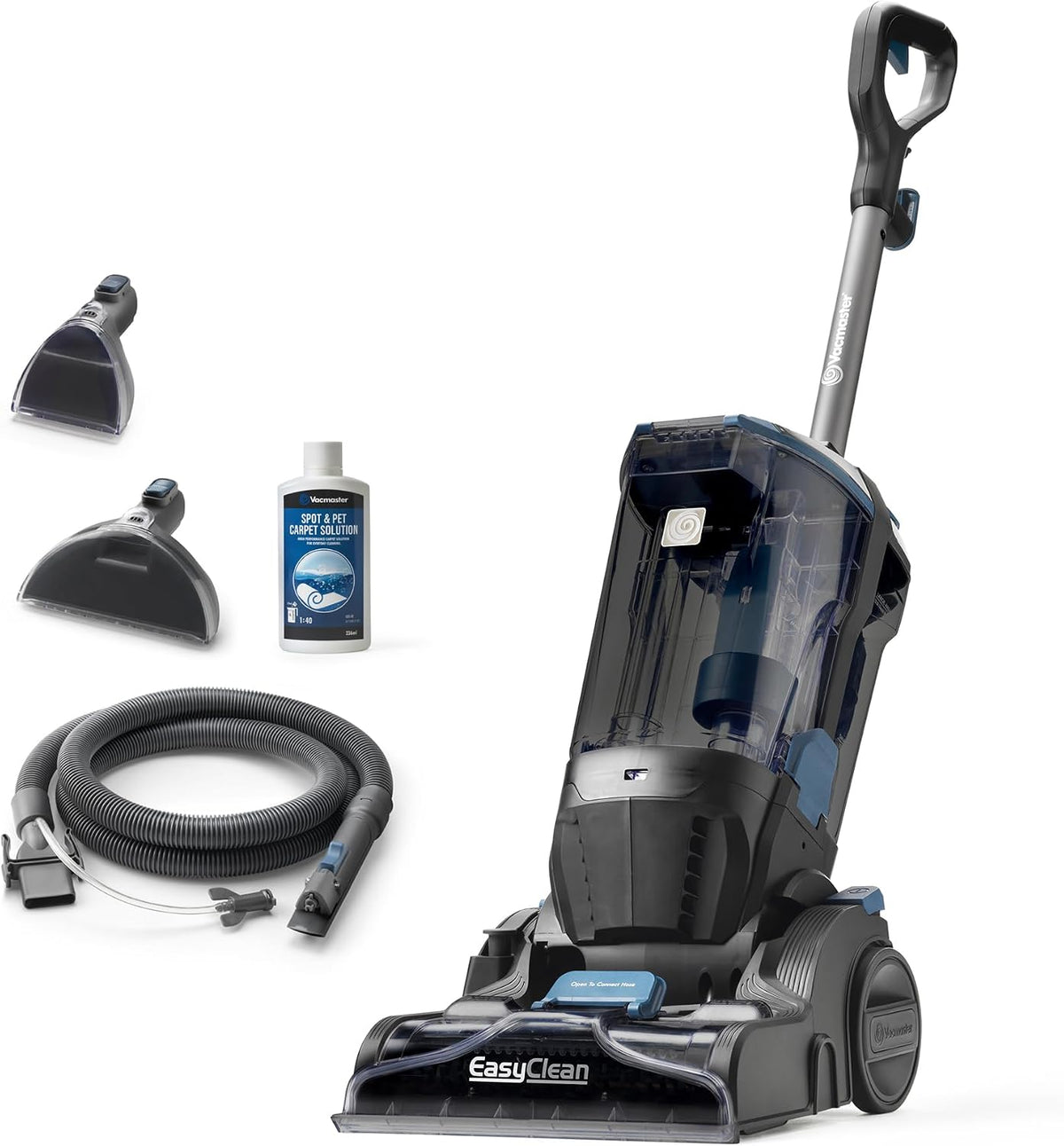 Vacmaster Reinigungsmittel für Teppichbodenreiniger, Schwarz, Teppichreiniger