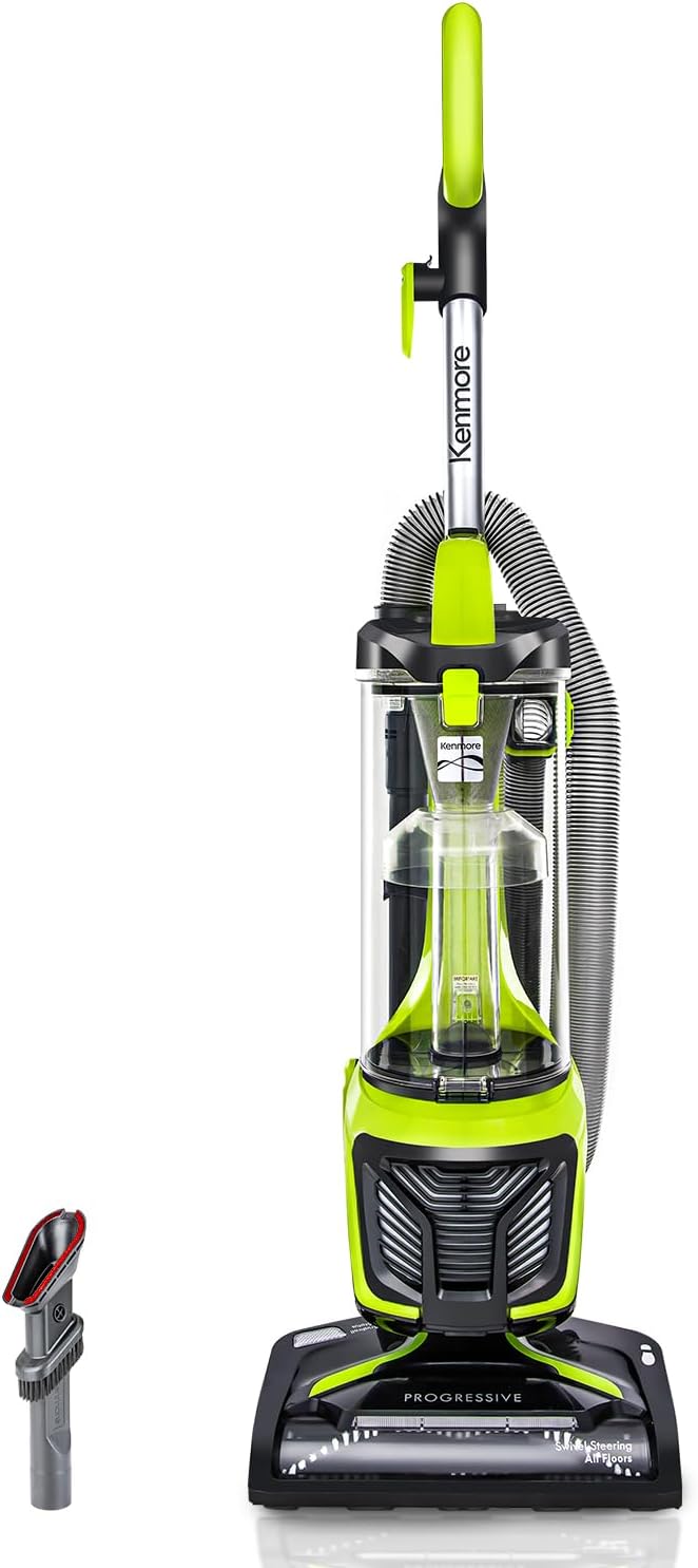 Kenmore Staubsauger, Gelb, DU2001, Beutelloser Boden Teppichsauger mit 2 Motoren System XL, Yellow