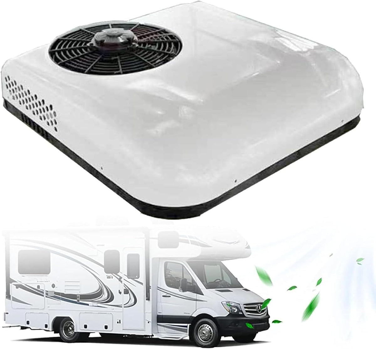 Dachklimaanlage Mobiles Klimagerät, 12 V, 24 V, Weiß, für Wohnmobile, Camper A/C-Einheit, Kühlung für Van, Kastenwagen