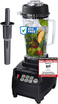 yayago Standmixer, 2 L, Schwarz/Silber, OmniBlend Smoothie Maker in schwarz I Smoothie Mixer