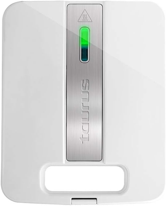 Taurus Sandwich- & Paninitoaster, 1400 W, Weiß, MySandwich Plus Elektrischer Sandwichmaker mit Kapazität, antihaftbeschichtete Platten