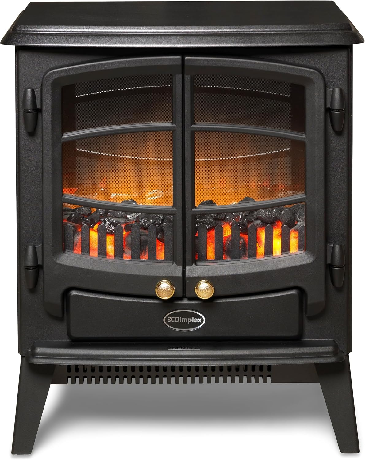 DIMPLEX Elektrokamin, Grau, Optiflame Tango - freistehend Elektrischer Kam