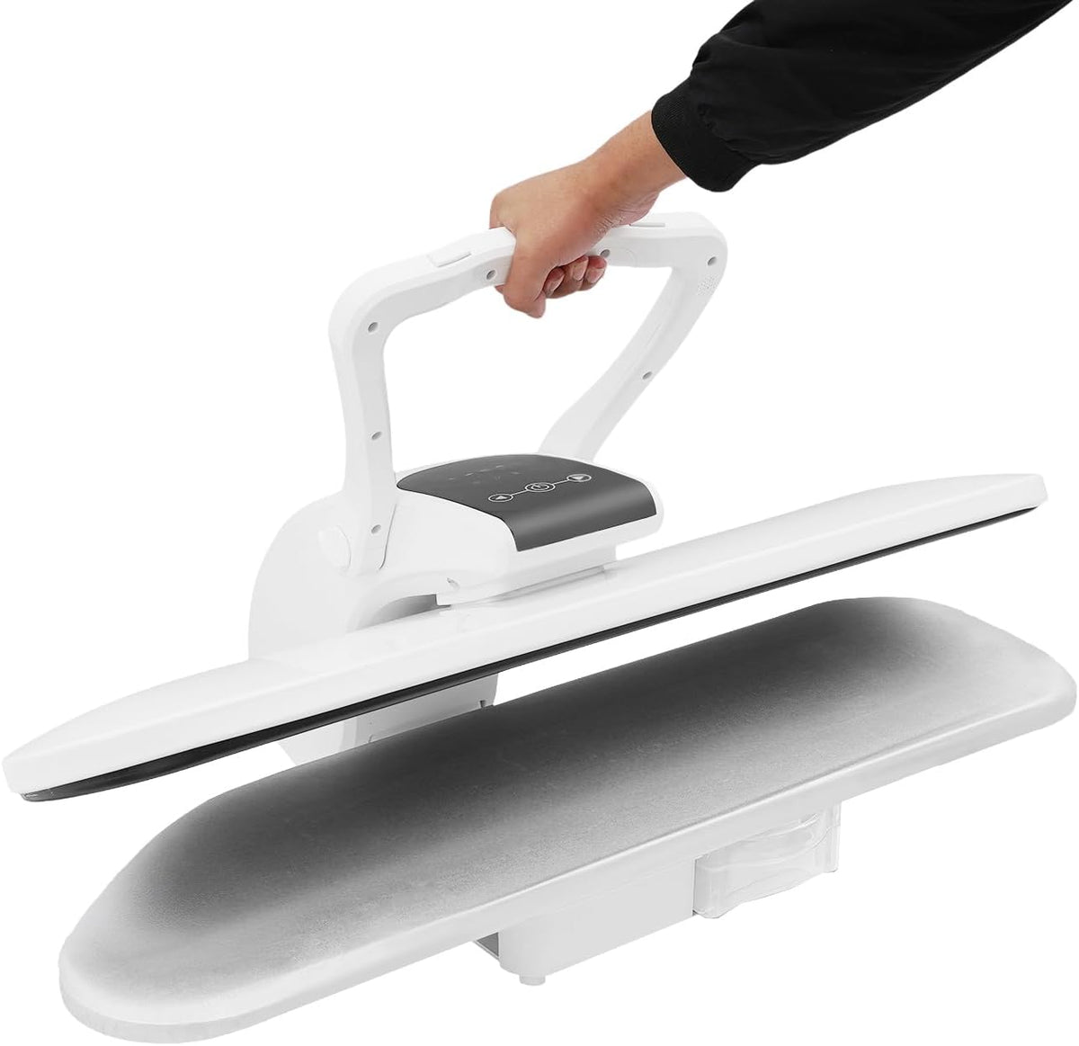 C-Juzarl Bügelpressen, 36 Zoll, 2200 W, Weiß, Dampfpresse Dampfbügelpresse mit Touchscreen, 5 Modi (Nylon, Seide