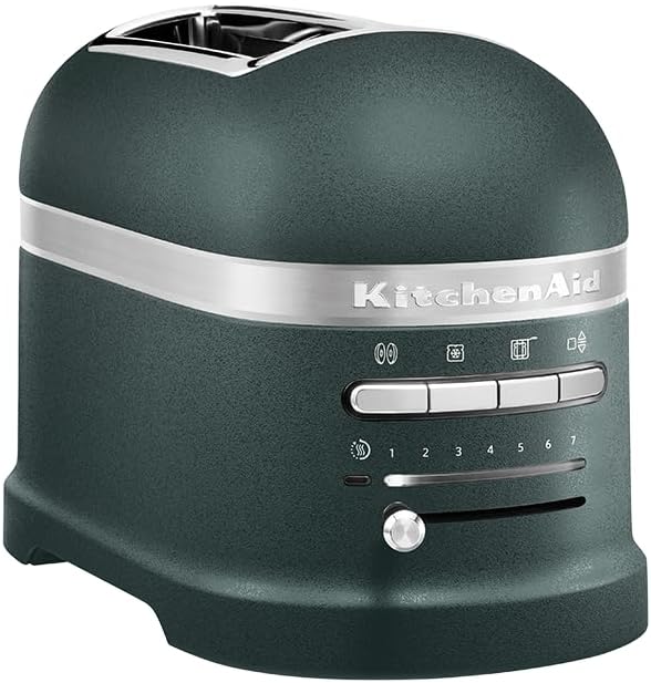 KitchenAid Toaster, Schwarz, Artisan 2 Scheiben 5KMT2204 (Pebble Palm)