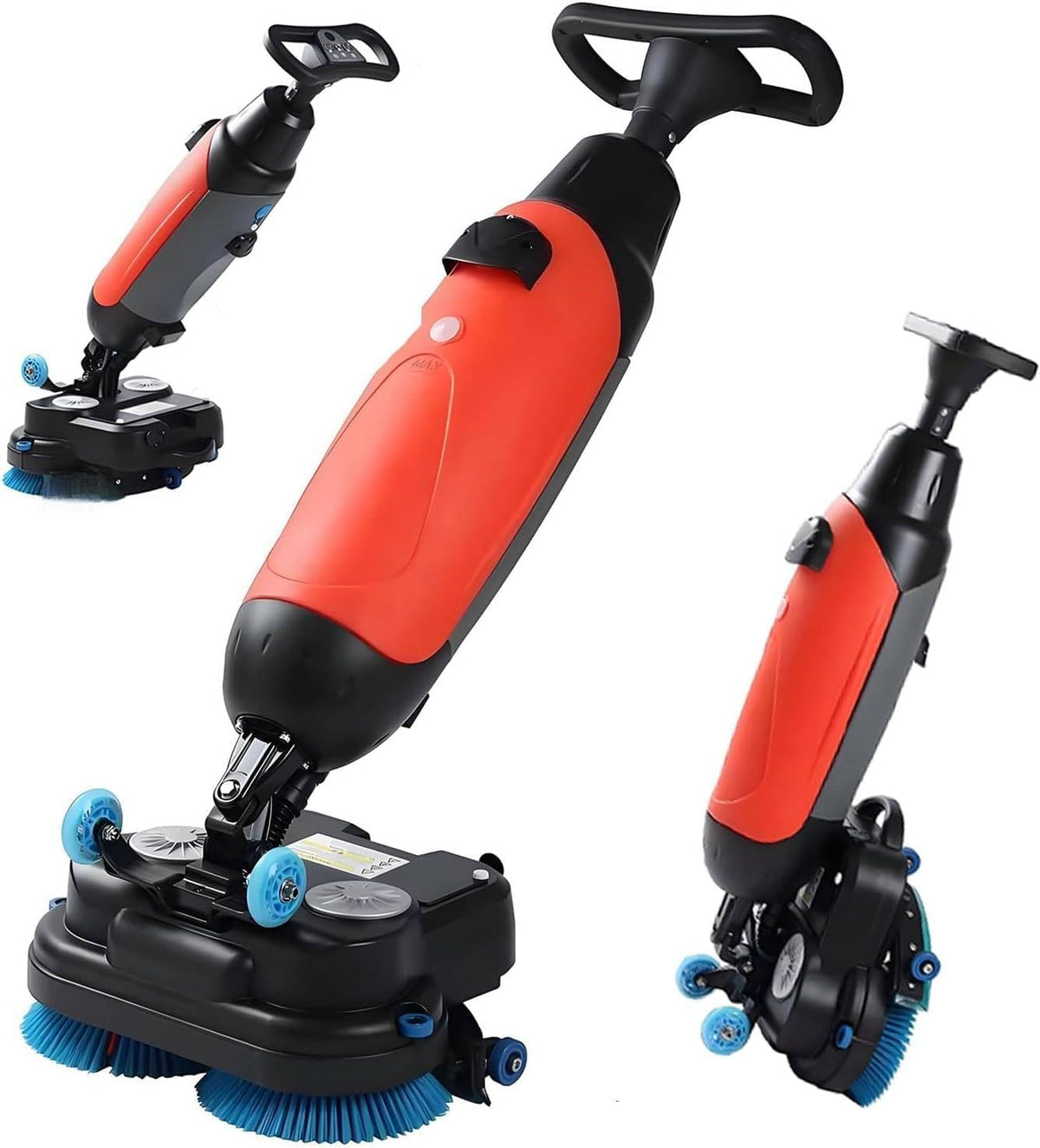 Bodenpolierer Bohnermaschinen, 4,5 L, 7,5 L, Braun, Kommerzielle Walk Behind mit 360°-Lenkung, 2x250 W Bürstenleistung