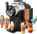 serebrant Eismaschine, 2 L, Schwarz, Slush Maschine, slushie maschine Soft, Slushie Maschine für Zuhause, Maschine mit LED-Display