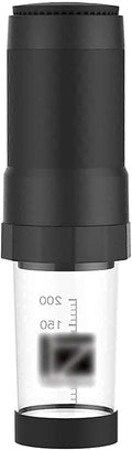 HWSY Kaffeemaschine, Schwarz/Silber, Vollautomatische Kaffeemühle zum Brühen, Produkte, manuelle Espressomaschine