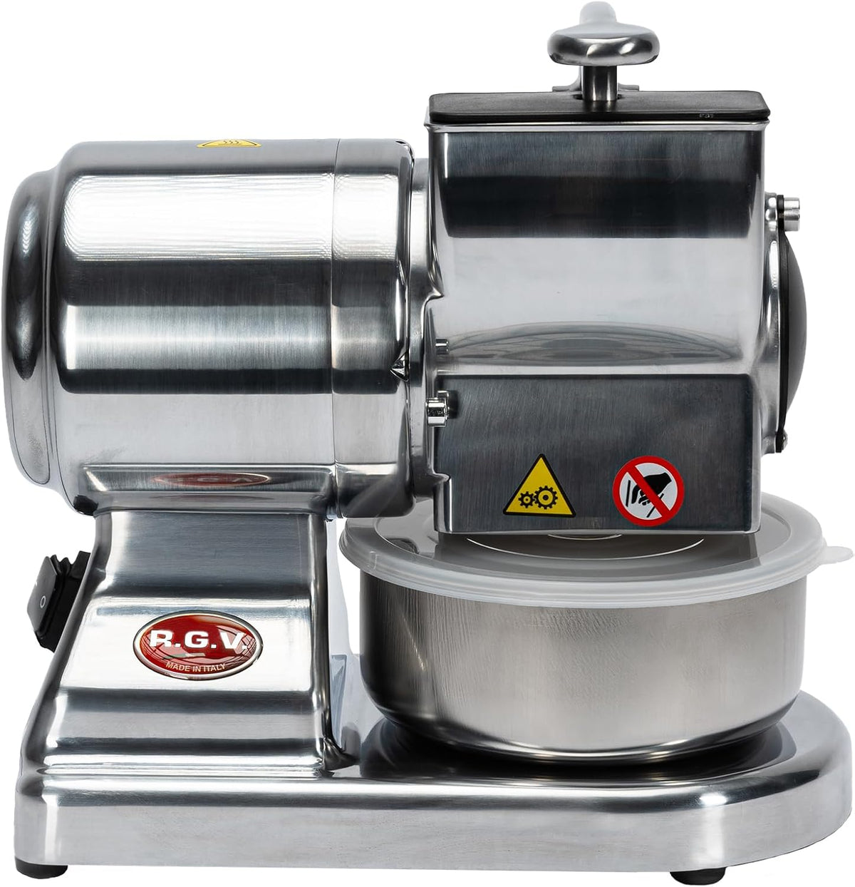RGV Reiben, Silber, Elektrische Reibe Maxi Essential Made in Italy, 450 Watt