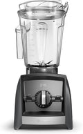 Vitamix Standmixer, 1,8 l, Schwarz, Slate A2500 Ascent Series Smart Mixer, Low-Profile-Behälter