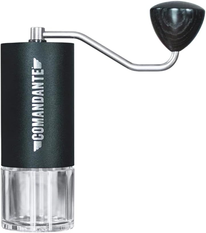 Comandante Manuelle Kaffeemühlen, Silber, 4260113435663 x Kaffeemühle, Edelstahl, schwarzes Metall