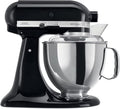 KitchenAid Universal-Küchenmaschinen, 4.8 L, Silber/Schwarz, Küchenmaschine - Artisan - Kippbarem Food Processor