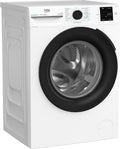 Beko Waschmaschine, 9 kg, Weiß, BM3WFU3941X freistehend, Waschvollautomat, EnergySpin, Schleuderwahl 1400 U/m