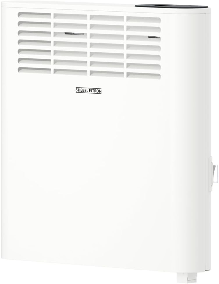 Stiebel Eltron Elektroheizkörper, 0,75 kW, 9 m, Weiß, Wandkonvektor CNS 750 Plus LCD, für ca. ², TÜV geprüft, LC-Display