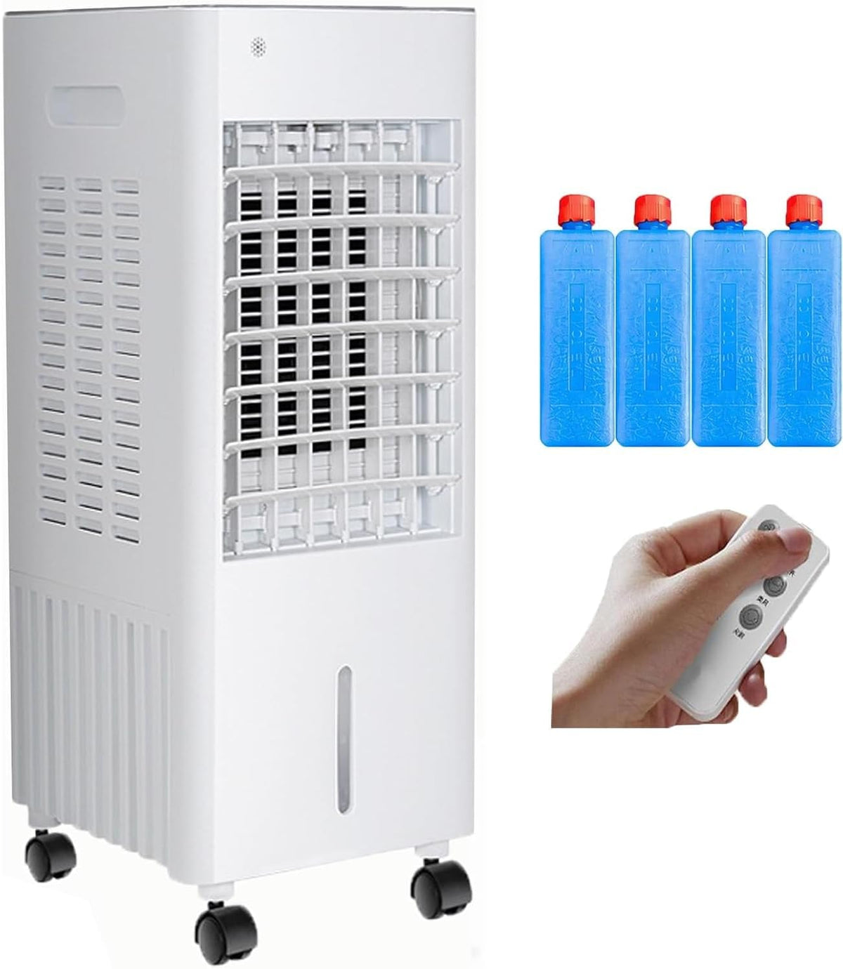 voyfu Sofa, 12 L, Grau, Evaporative Air Conditioner 4-in-1 Portable Air Cooler