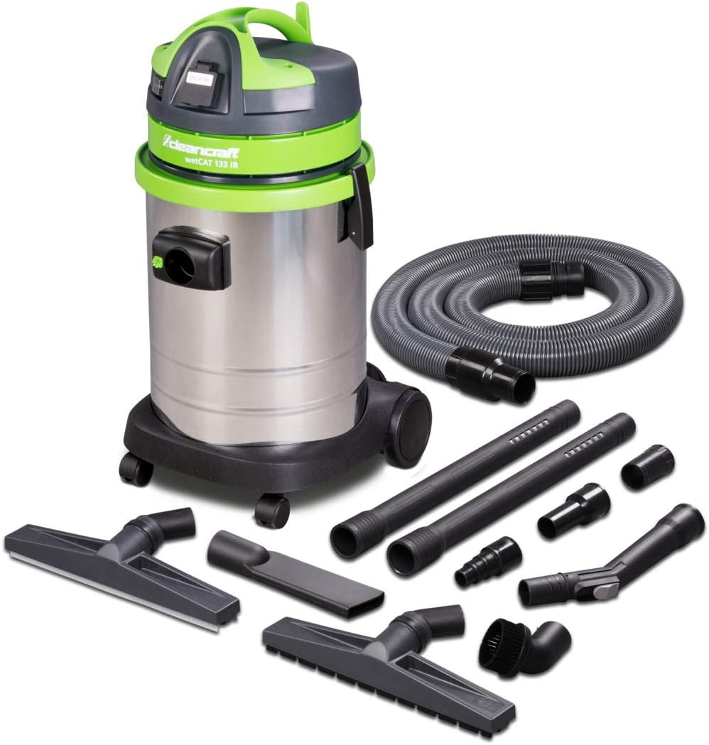 Cleancraft Nass-Trockensauger, Braun, Nass-/Trockensauger wetCAT 133 IR, Einschaltautomatik, integrierte Steckdose
