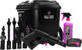 Muc-Off Hochdruckreiniger, 20 L, Schwarz, Mobile Akku Moto Starter Bundle, Tragbarer Druckreiniger mit 4 Lanzen und Nano Tech