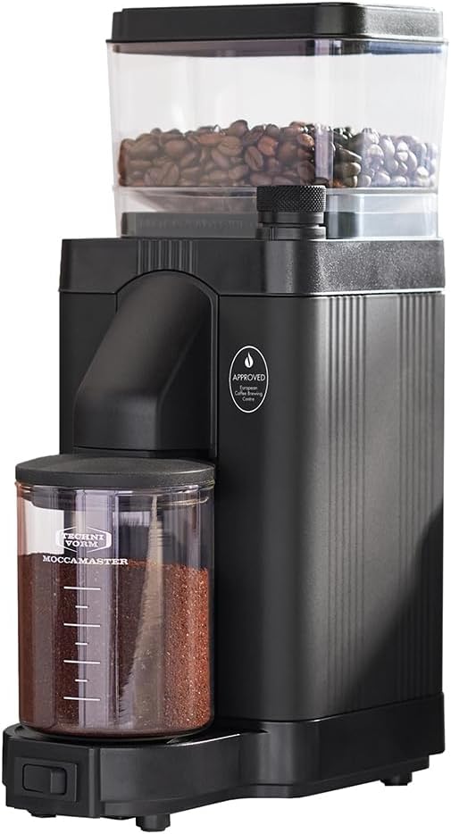 Moccamaster Elektrische Kegelmühlen, Schwarz, KM5 Kaffeemühle, Filterkaffee