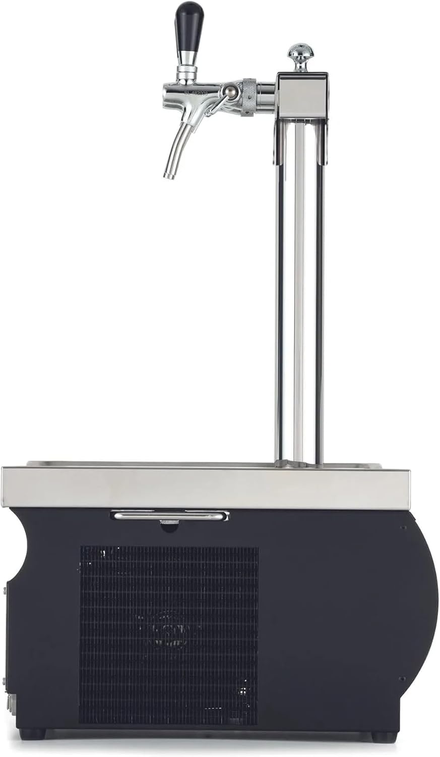 ich-zapfe.de Mini-Zapfanlagen, 50 Liter, Silber/Grün, Kontakt 55 Bierzapfanlage Zapfanlage 2-leitig