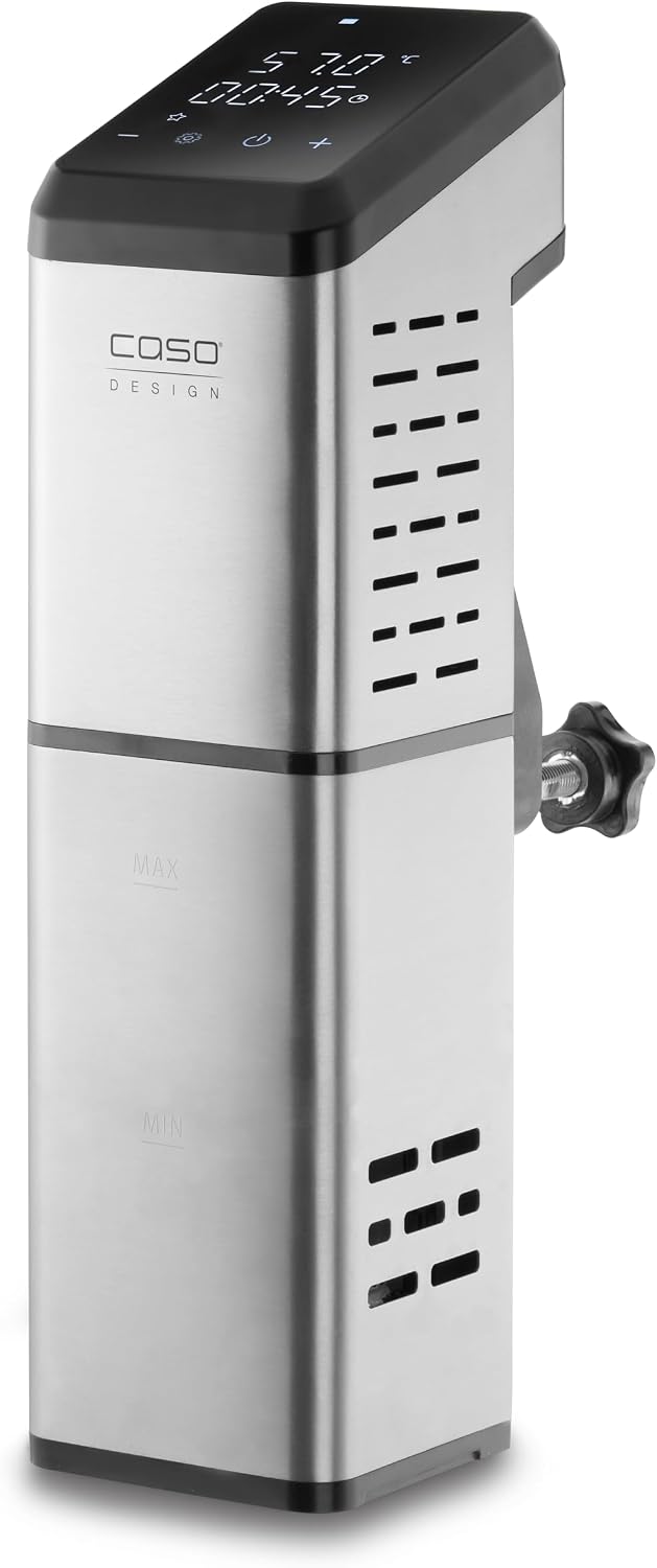 Caso Sous-Vide Garer, 2000 W, 60 L, Schwarz, SV 2000 Pro - Testsieger Haus & Garten Test, präzise Temperatur bis 90°C in 0