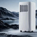 9000 Mobiles Klimagerät, weniger als 52 dB, Weiß, BTU Tragbare Klimaanlage, Energieeffiziente AC-Einheit mit Fernbedienung & 24h Timer