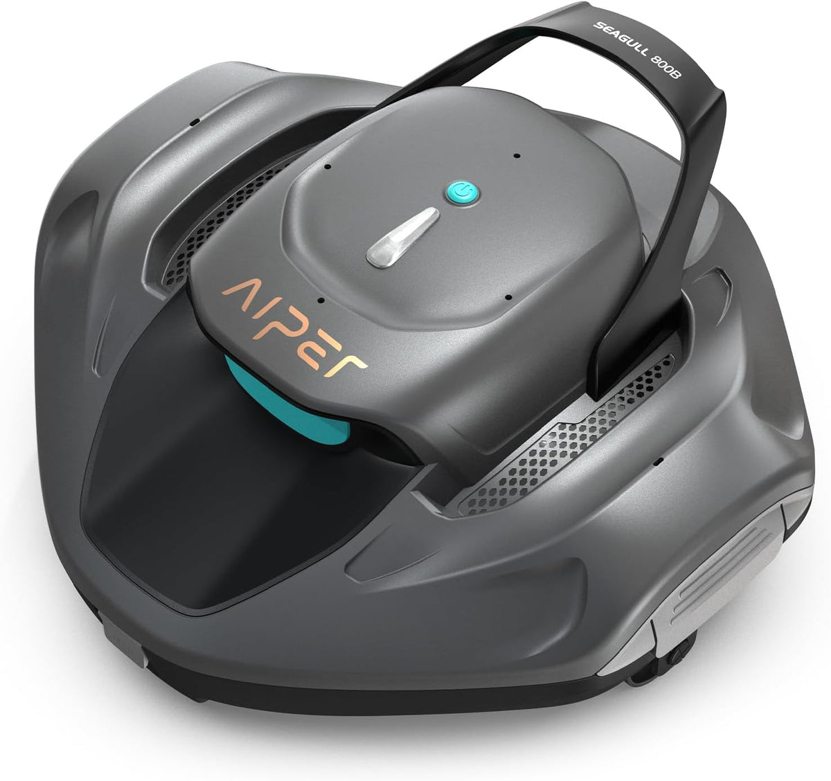 AIPER Poolroboter, Schwarz, Seagull 800B, Poolsauger Akku