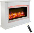 endeavour fires and fireplaces Elektrokamin, 2000 W, Schwarz, Danby mit Heizung, Elektrischer Kamin mit Frontscheibe & Fernbedienung
