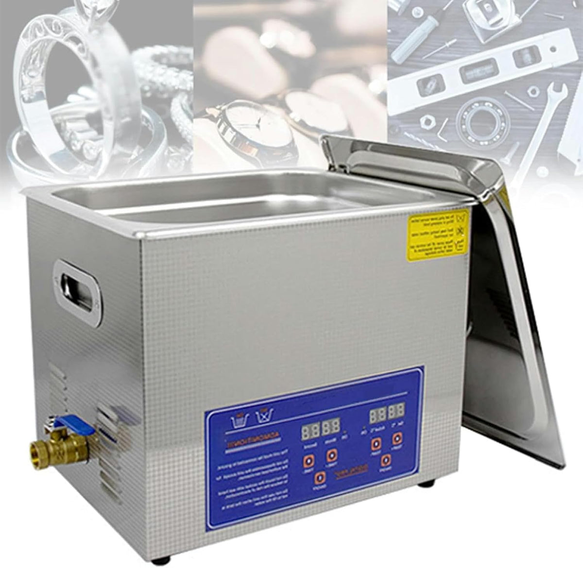 ERSINIAN Reinigung & Pflege, 1,3 l 2 l 3 l 4 l 6 l 10 l 15 l 22 l 30 l, Edelstahl 304, Silber