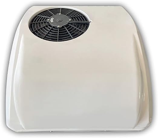 AYUE Mobiles Klimagerät, 12 V, 24 V, Weiß, Dachklimaanlage / DC, elektrische Dach-Klimaanlage für Wohnmobile, beheizte und gekühlte Fahrzeuge