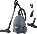 Electrolux Staubsauger, 59 dB, 3,5 l, 12 m, Schwarz, 700 Silent mit Beutel EB71U2LDB, Ultra leise, AllFloor Bürste für alle Böden