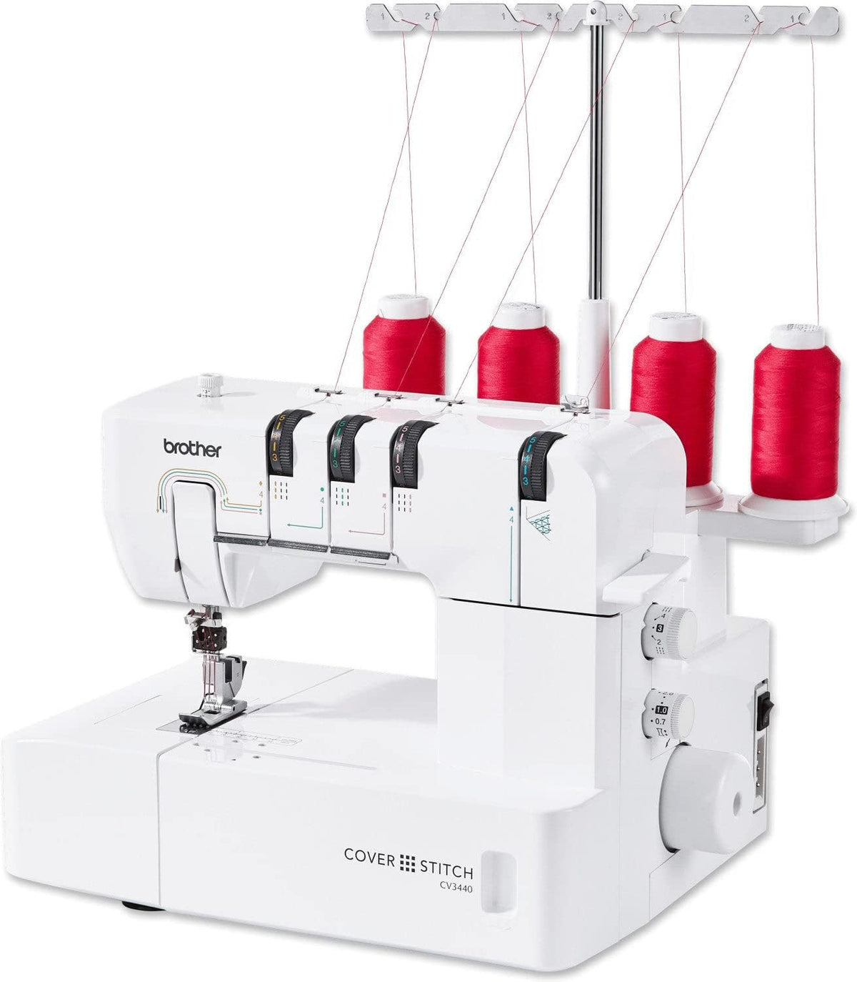 Brother Nähmaschinen, Schwarz, CV3440 Cover-Stich Nähmaschine
