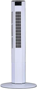 WKZBQVTHJGS Turmventilator, 95CM, Schwarz, Silent Tower Fan 3-Gang, Bladeless Luftzirkulator Mit 60° Oszillation